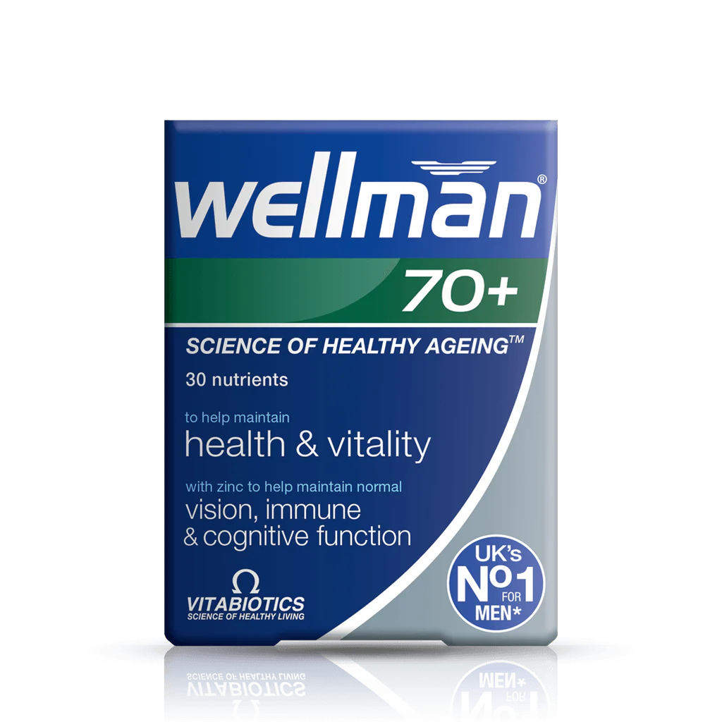 Vitabiotics Wellman 70+ 30 Tablets