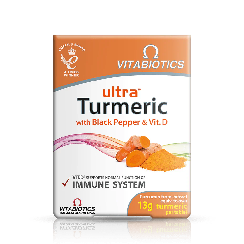 Vitabiotics Ultra Turmeric With Black Pepper & Vitamin D 60 Tablets