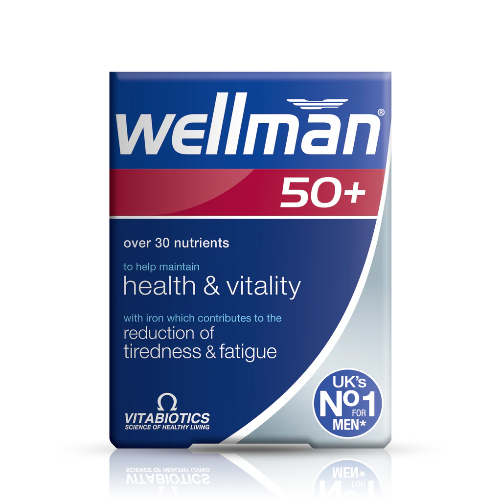 Vitabiotics Wellman 50+ 30 Tablets