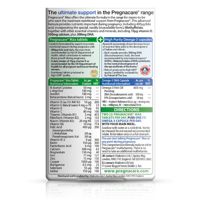 Vitabiotics Pregnacare Max 84 Tablets/Capsules