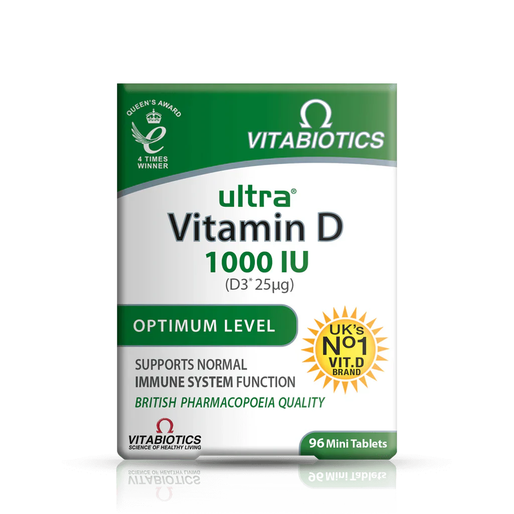 Vitabiotics Ultra Vitamin D 1000IU 96 Tablets