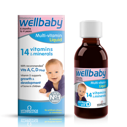 Wellbaby Multi-Vitamin Liquid 6 Months to 4 Years 150ml